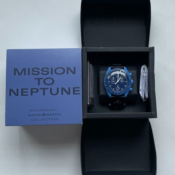 Swatch Omega Moonswatch Mission to The Neptune Watch - Picture 2 of 10
